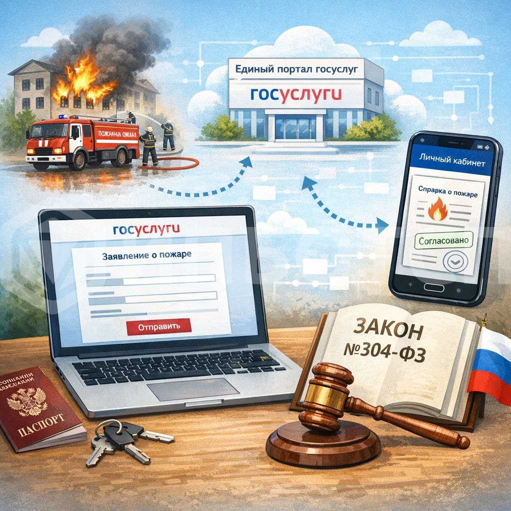 Получение справки о пожаре перевели в электронный формат Получение справки о пожаре перевели в электронный формат